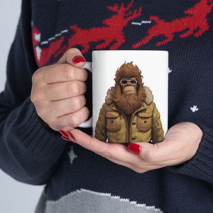 Winter Beatnik Bigfoot Mug