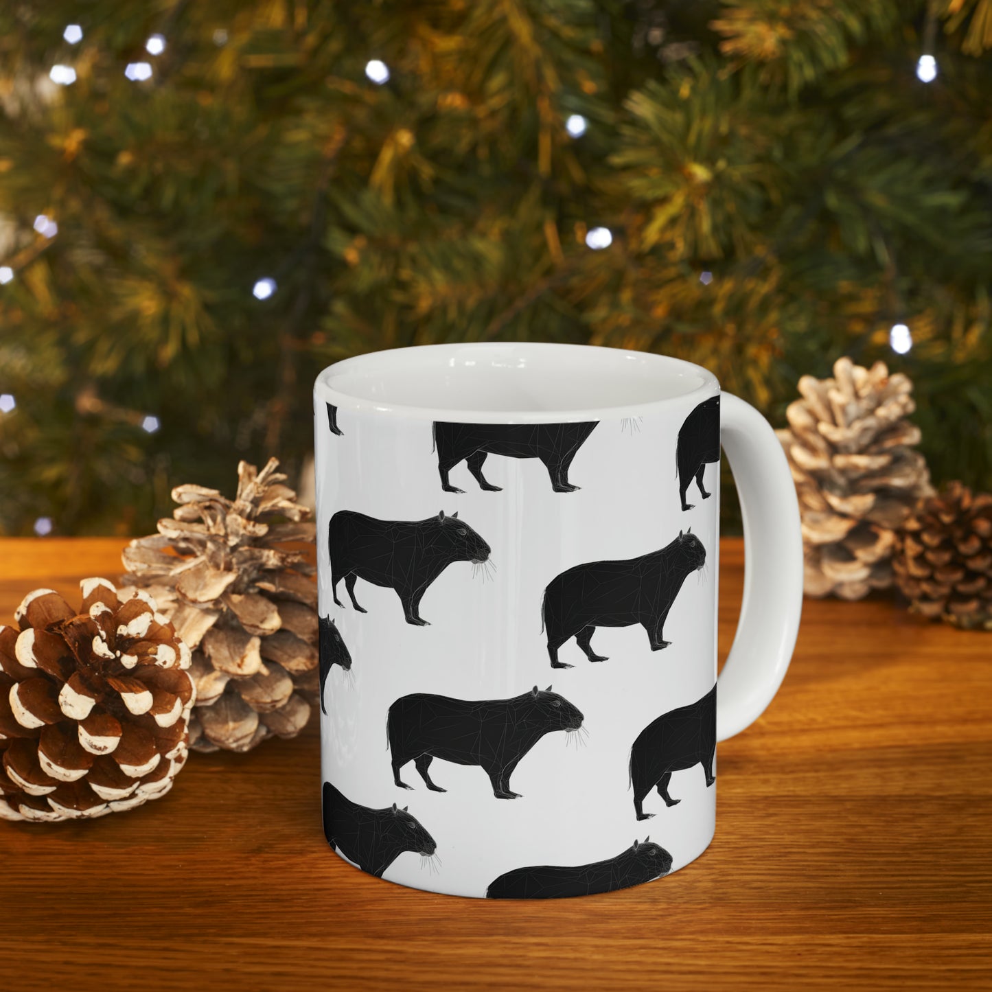 Capybara Pattern Mug