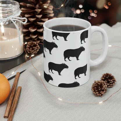 Capybara Pattern Mug