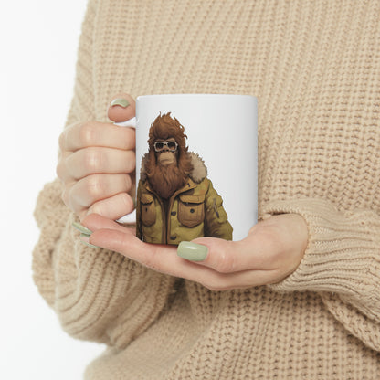 Winter Beatnik Bigfoot Mug