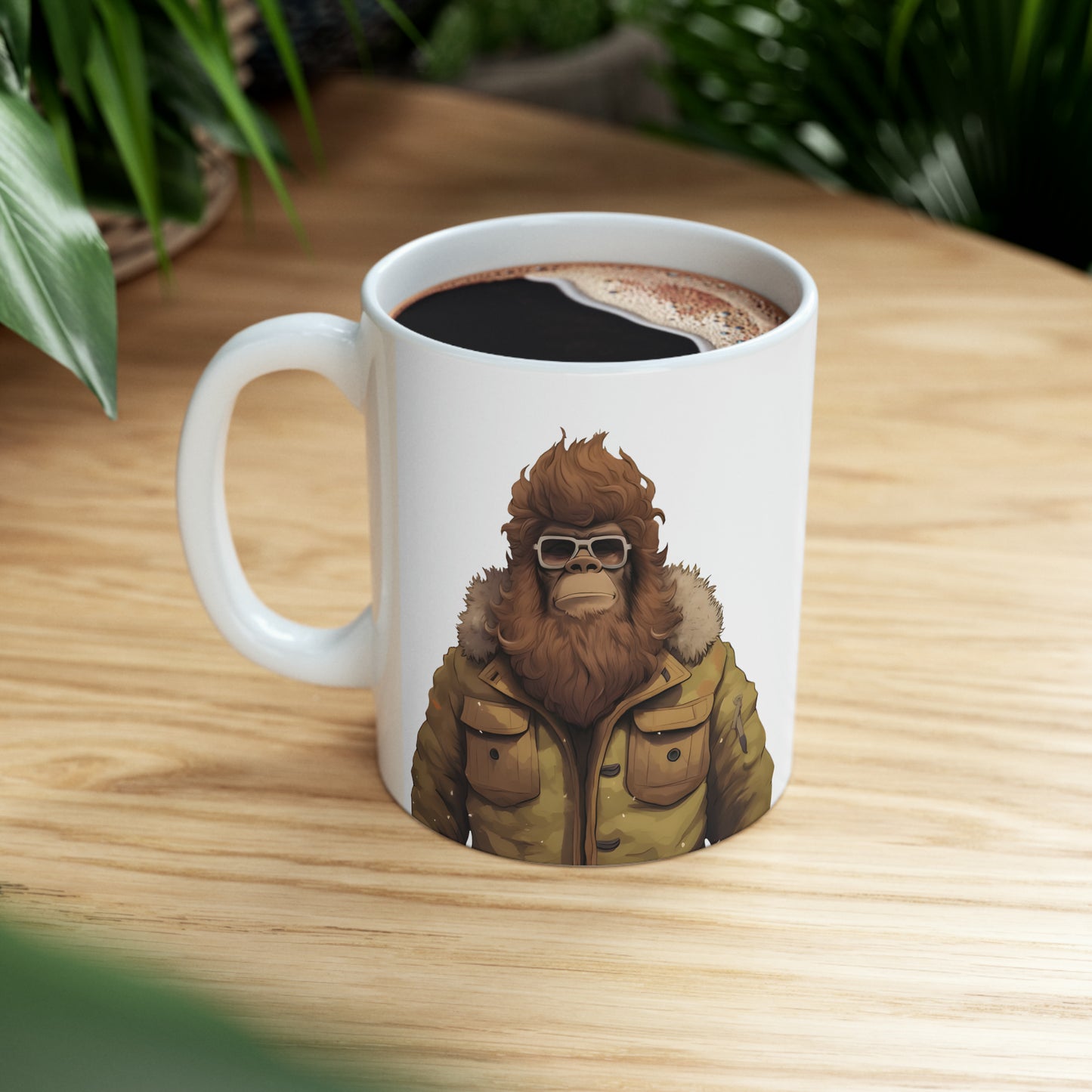 Winter Beatnik Bigfoot Mug