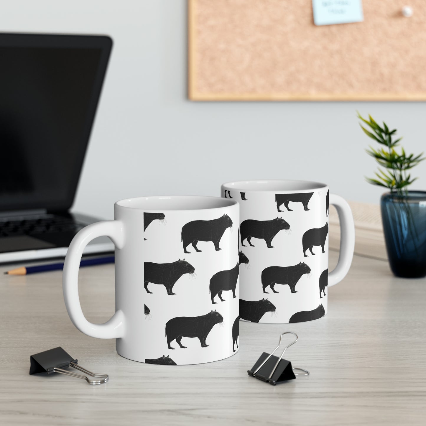 Capybara Pattern Mug