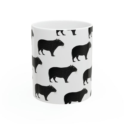 Capybara Pattern Mug