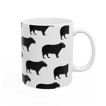 Capybara Pattern Mug