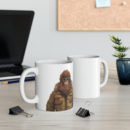 Winter Beatnik Bigfoot Mug