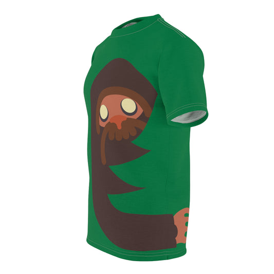 Hide and Seek Champion Wrap Around Design Bigfoot Tee