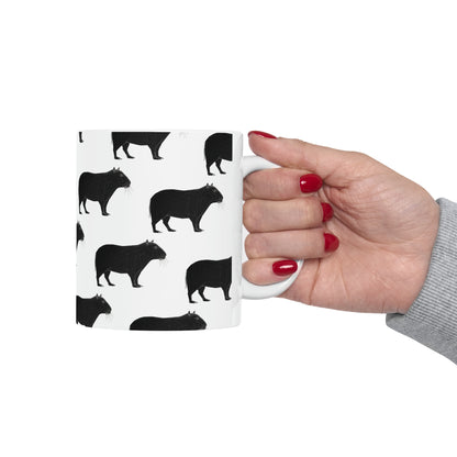 Capybara Pattern Mug