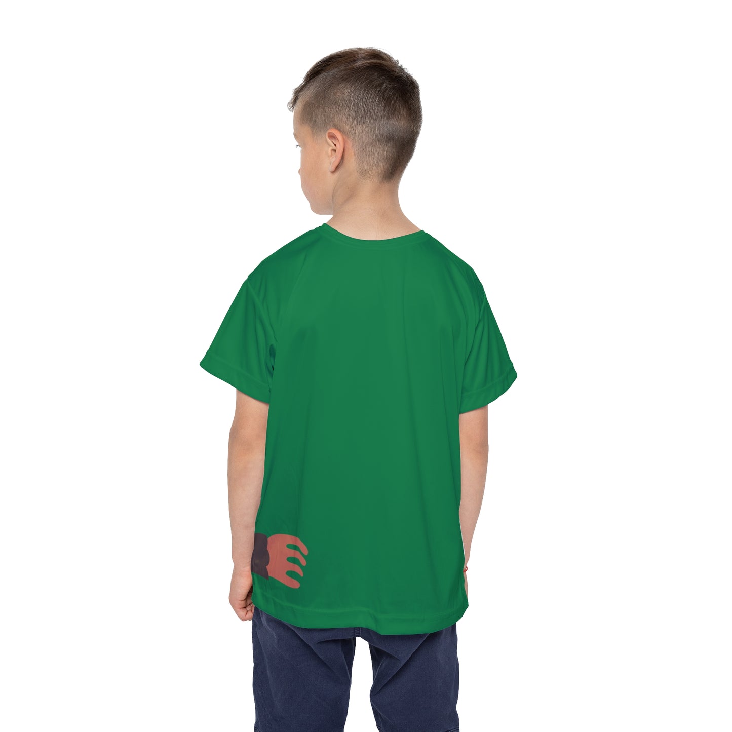 Jr Hide and Seek Champion design wrap around tee