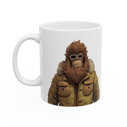 Winter Beatnik Bigfoot Mug