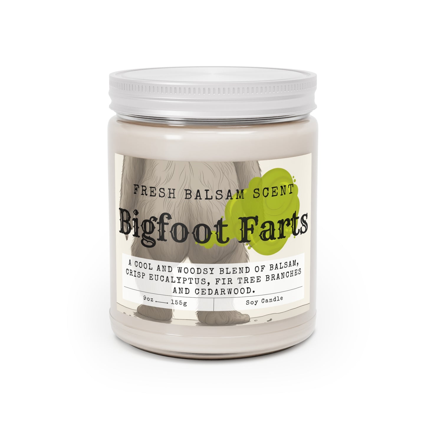 Bigfoot Farts Candle